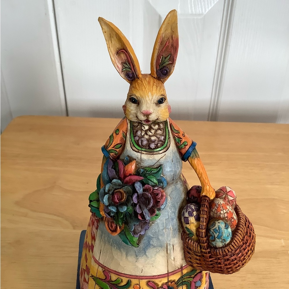 Jim Shore Easter Bunnette figurine 8 in.